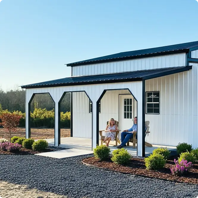 Raised Center Barns
