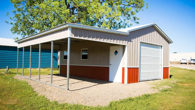 18x26x10 Custom Steel Building 1