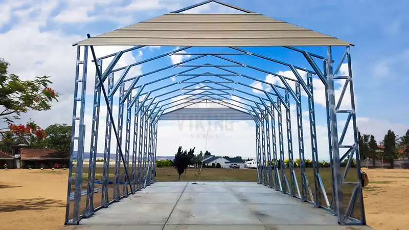 24’x41’x15′ Metal Garage Workshop 5