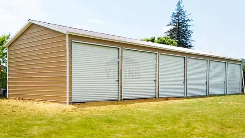 24x60x9 Fully Enclosed Prefab Commercial Building - Viking Barns