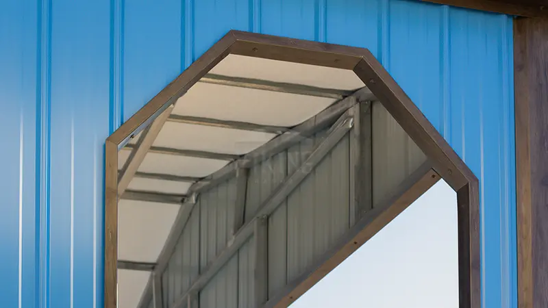 30x24x14 Vertical Building With Wainscot