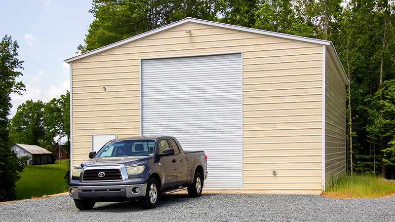 30x30x16 Steel Garage