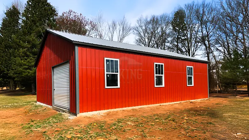 30x40x10 All Vertical Workshop Garage