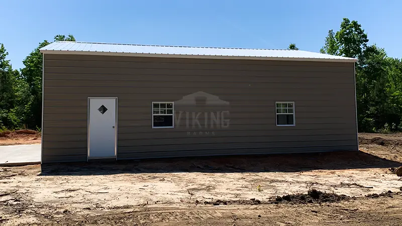 30x40x12 Double Car Steel Garage 1