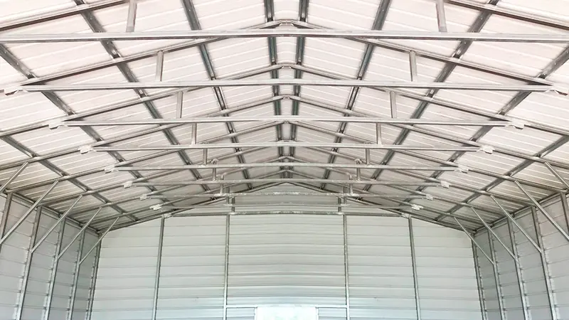 30x40x12 Vertical Steel Workshop Building 5