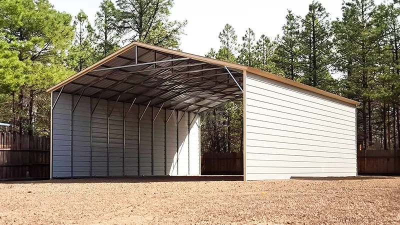 30x40x12 Triple Wide Steel Building 2