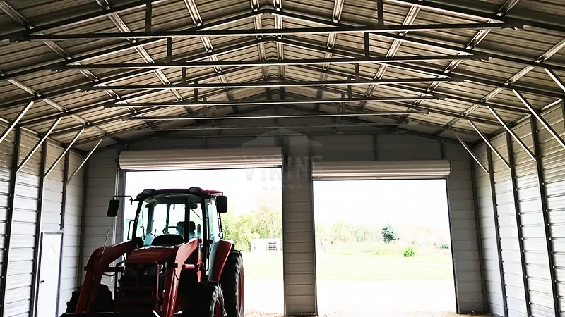30x40x12 Vertical Steel Workshop Building 4