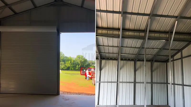 40x25x12 All Vertical Roof Barn 3
