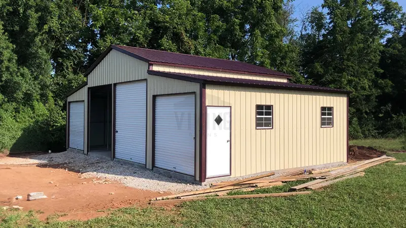 40x25x12 All Vertical Roof Barn 1
