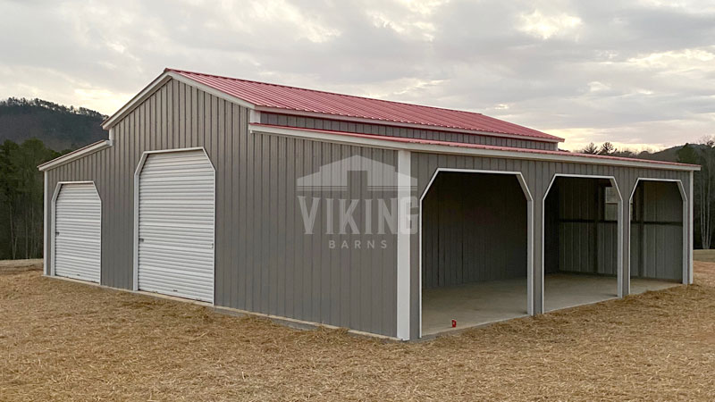 42x30x12 Drop Down Steel Barn