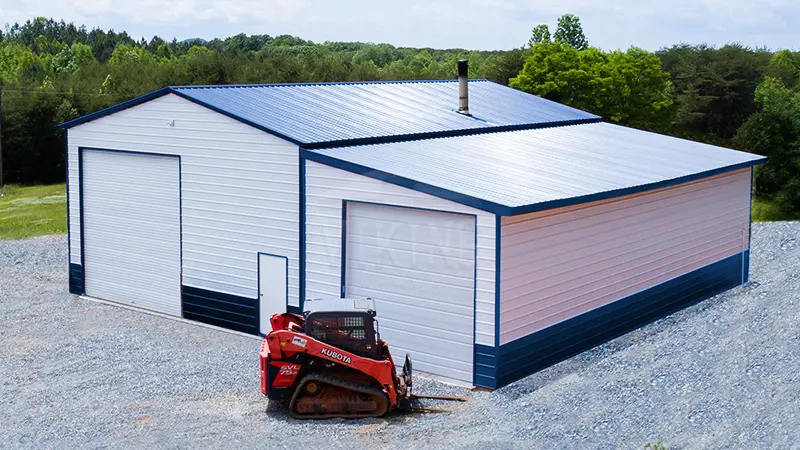 42X31X14 Garage with Lean To