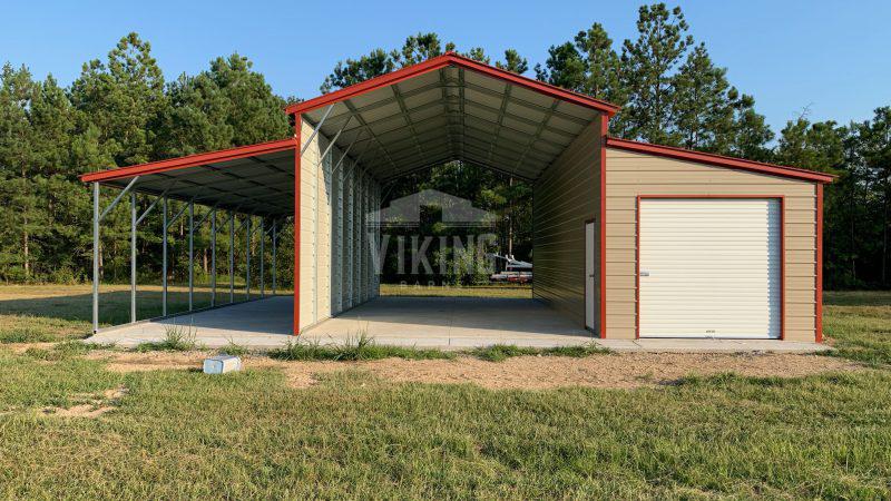 42x40x13 Prefab Barn Front View