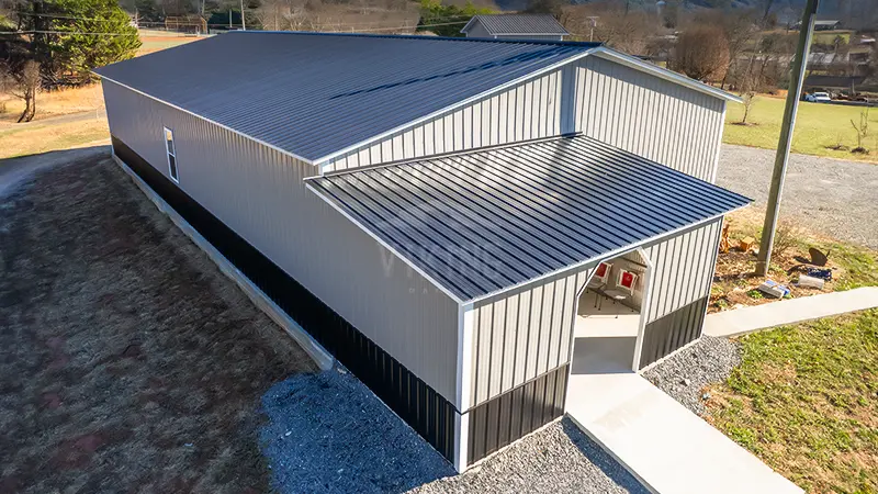 42x72 Vertical Roof Building