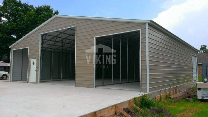 44x41x12 Steel Barn Building 1