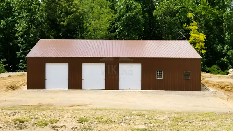 46x72x14 All Vertical Enclosed Commercial Building Front View