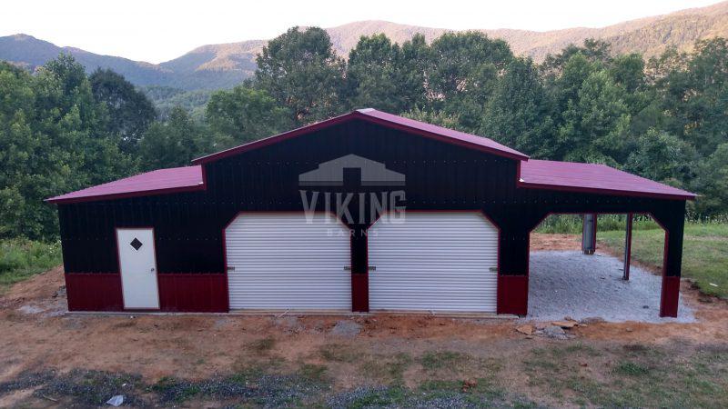 48x20x12 Deluxe Carolina Barn Front View 1