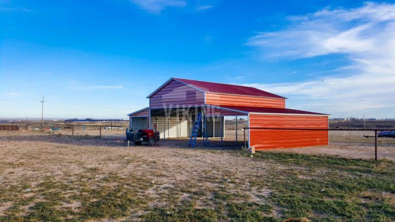 48x30x12 Agricultural Steel Barn 1