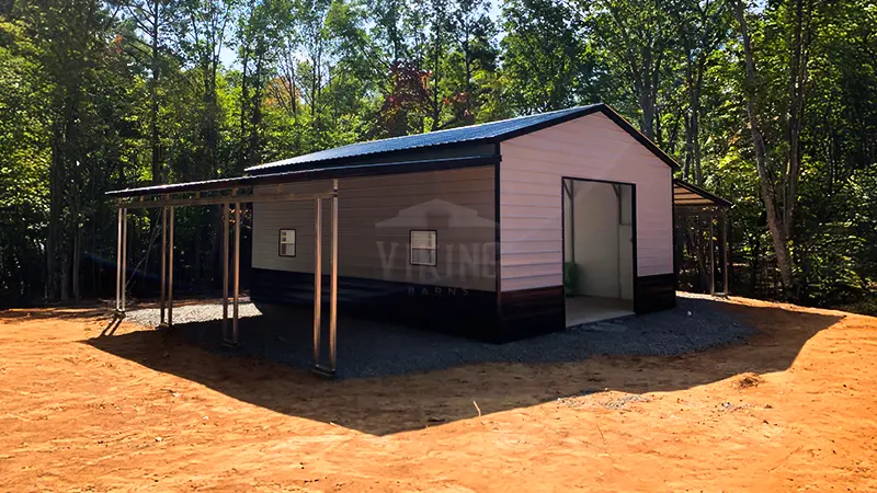 48x30x12 Carolina Barn Left View