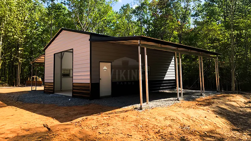 48x30x12 Carolina Barn Side View