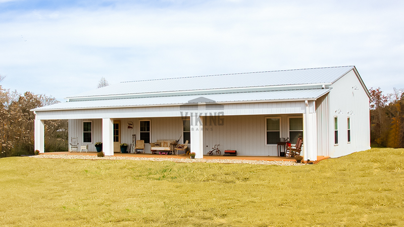 50X60X12 Lean-To Metal Garage 1