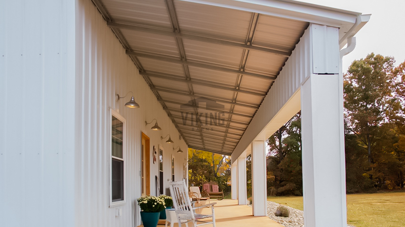 50X60X12 Lean-To Metal Garage 4