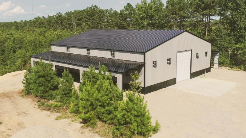 60x64x16 All Vertical Commercial Metal Building