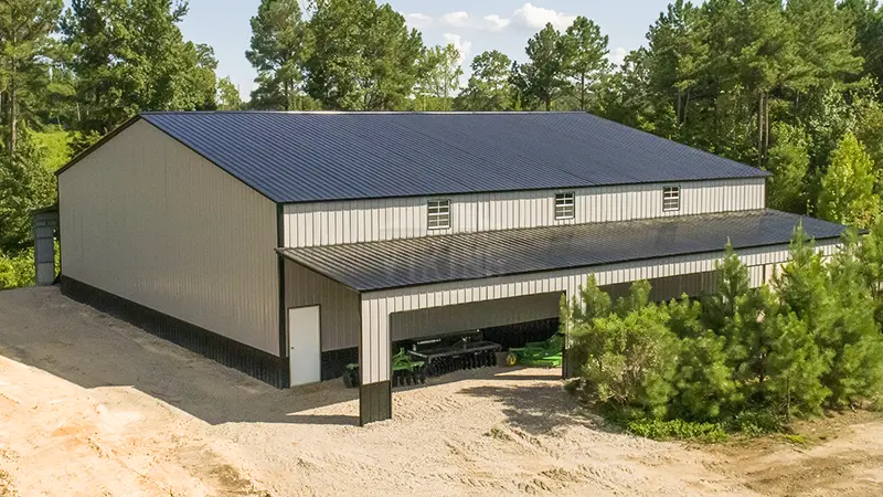 84X64X16 All Vertical Commercial Metal Building 1