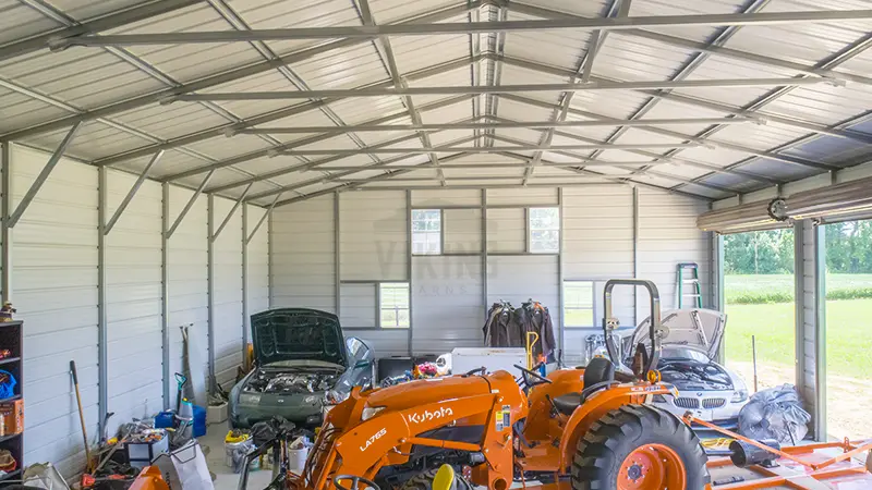 84X64X16 All Vertical Commercial Metal Building 2