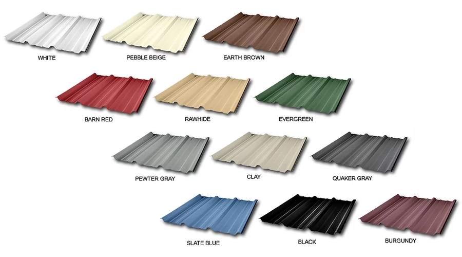 Metal Building Color Option