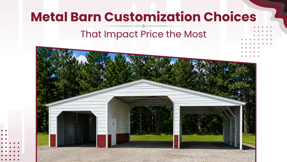 Metal Barn Customization Choices That Impact Price the Most