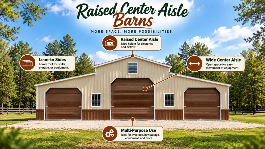 Raised Center Aisle Barn: 8 Design Decisions That Can Make or Break the Layout