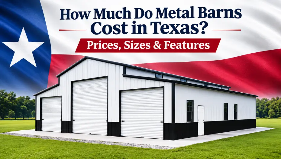 How Much Do Metal Barns Cost in Texas? Prices, Sizes & Features