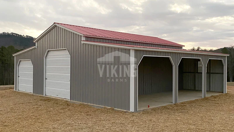 42x30x12 Drop Down Steel Barn
