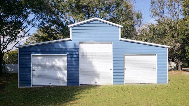 36x30x12 Metal Barn Building Front View