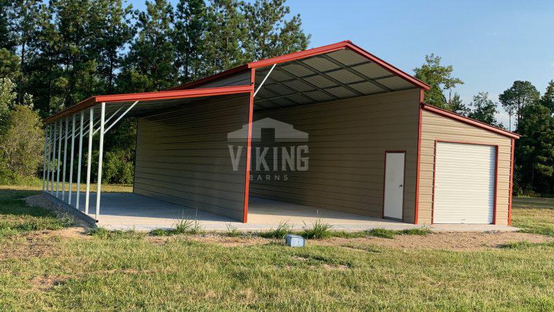 42x40x13 Prefab Barn Front View