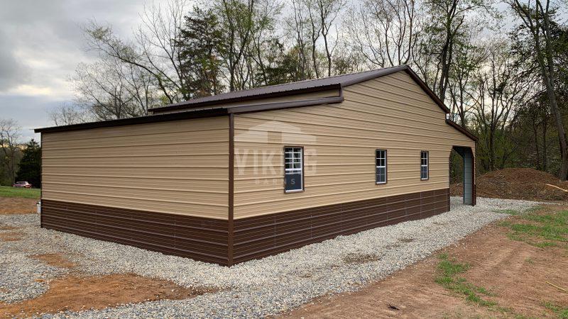 48x25x12 Two Tone Carolina Barn