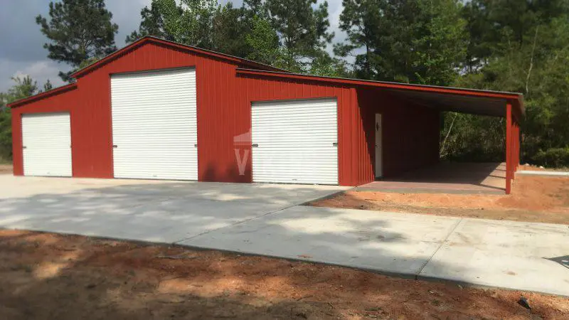 58x50x12 Red Barn Building