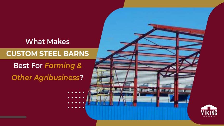 What Makes Custom Steel Barns Best For Farming & Other Agribusiness?