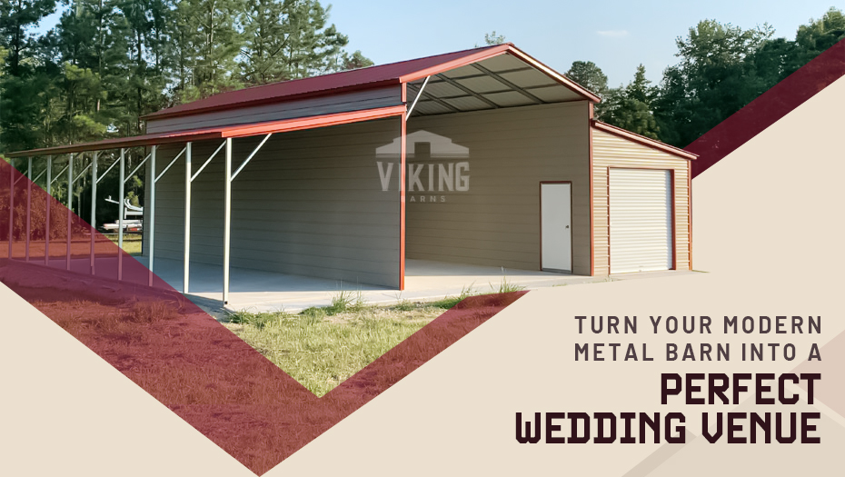Turn Your Modern Metal Barn into a Perfect Wedding Venue