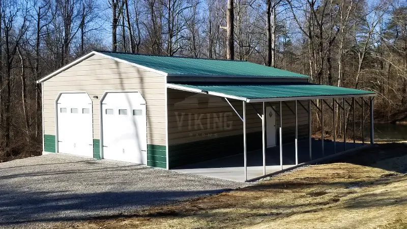 30'x40'x12' Enclosed Metal Garage Building