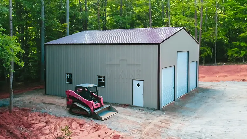 38x40x14 Metal Garage