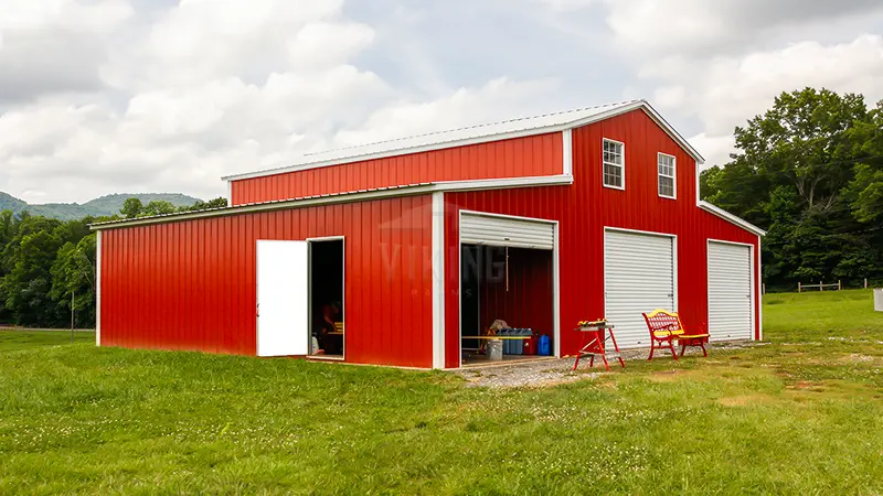 42x36x15 Steel Barn