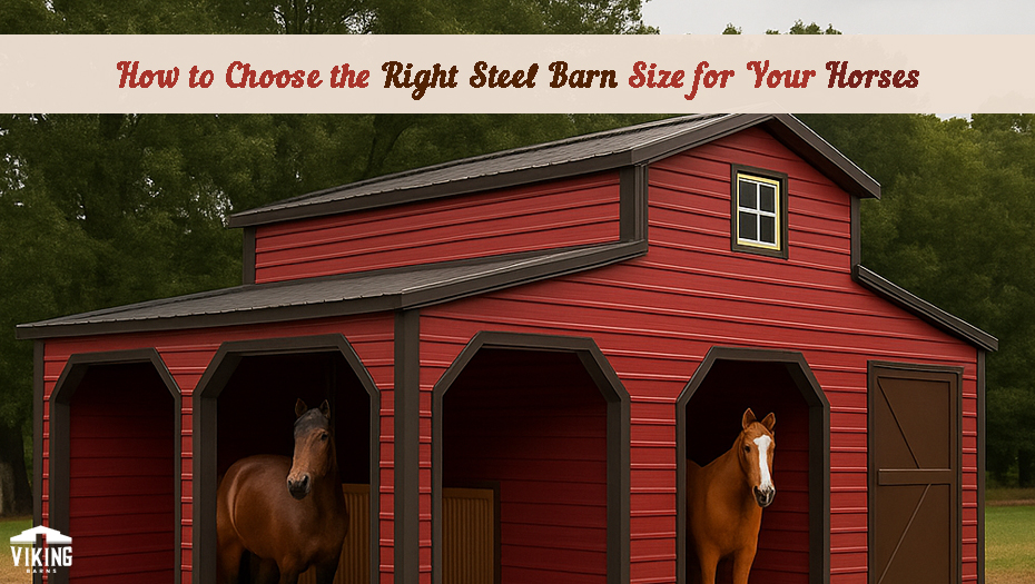 How to Choose the Right Steel Barn Size for Your Horses?
