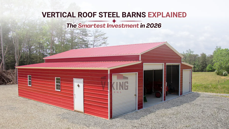 Vertical Roof Steel Barns Explained: The Smartest Investment in 2026