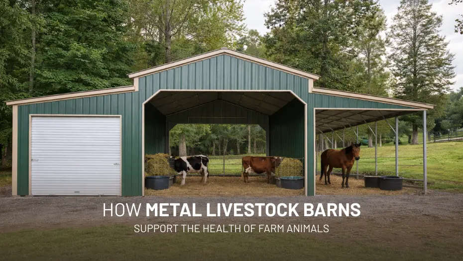 How Metal Livestock Barns Support the Health of Farm Animals