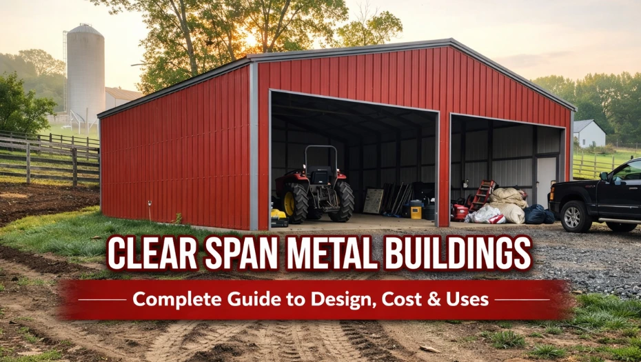 Clear Span Metal Buildings: Complete Guide