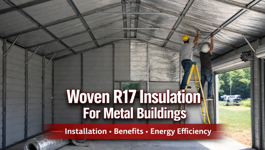 Woven R17 Insulation for Metal Buildings