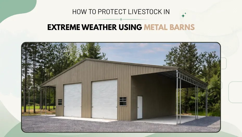 How to Protect Livestock in Extreme Weather Using Metal Barns